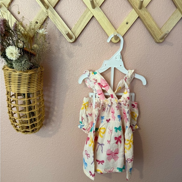 NWT Angel Dear Colorful Bow Print Set - Picture 2 of 5